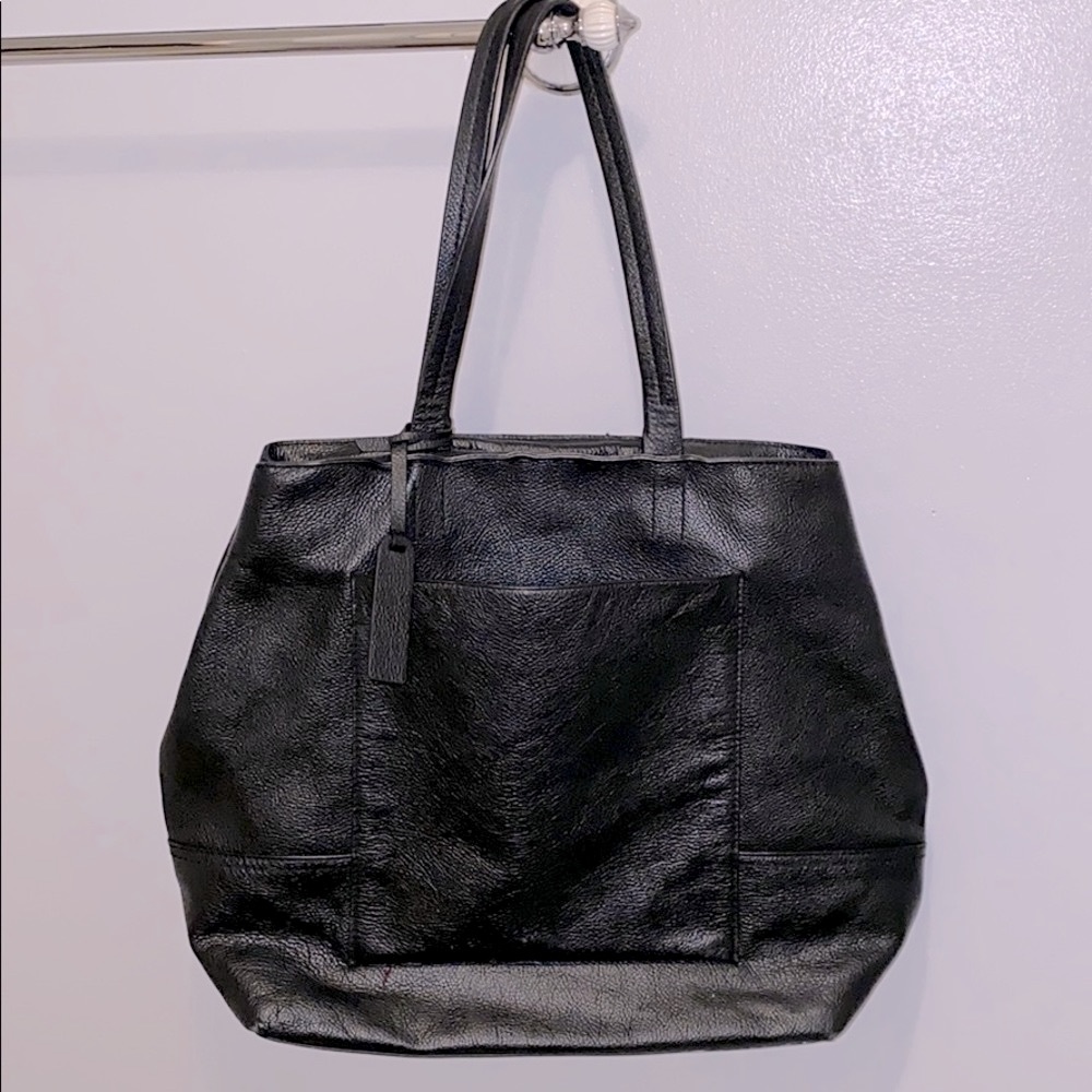 J Crew leather tote